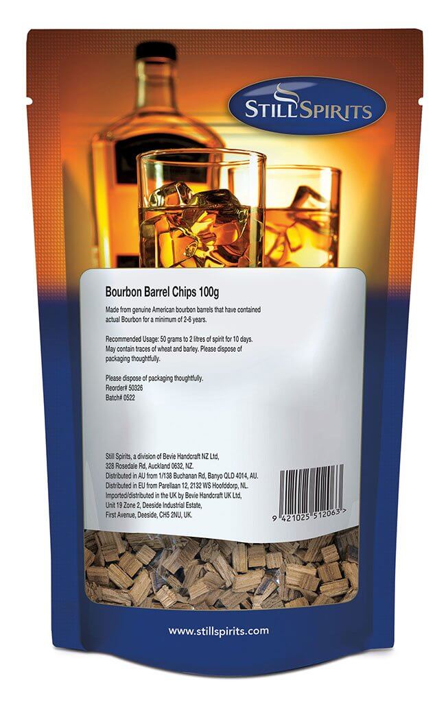 Still Spirits Bourbon Barrel Chips 100g