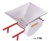 Manual Grape Crusher with Stainless Steel Hopper 50cm x 75cm