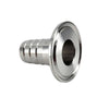 Hosetail S/Steel - 38mm Triclover Ferrule to Barb 25 mm OD 1ïnch