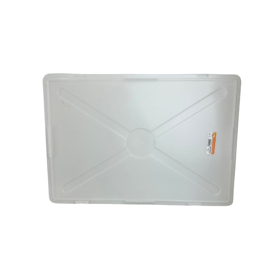White Plastic Stackable Crate and/or Lid