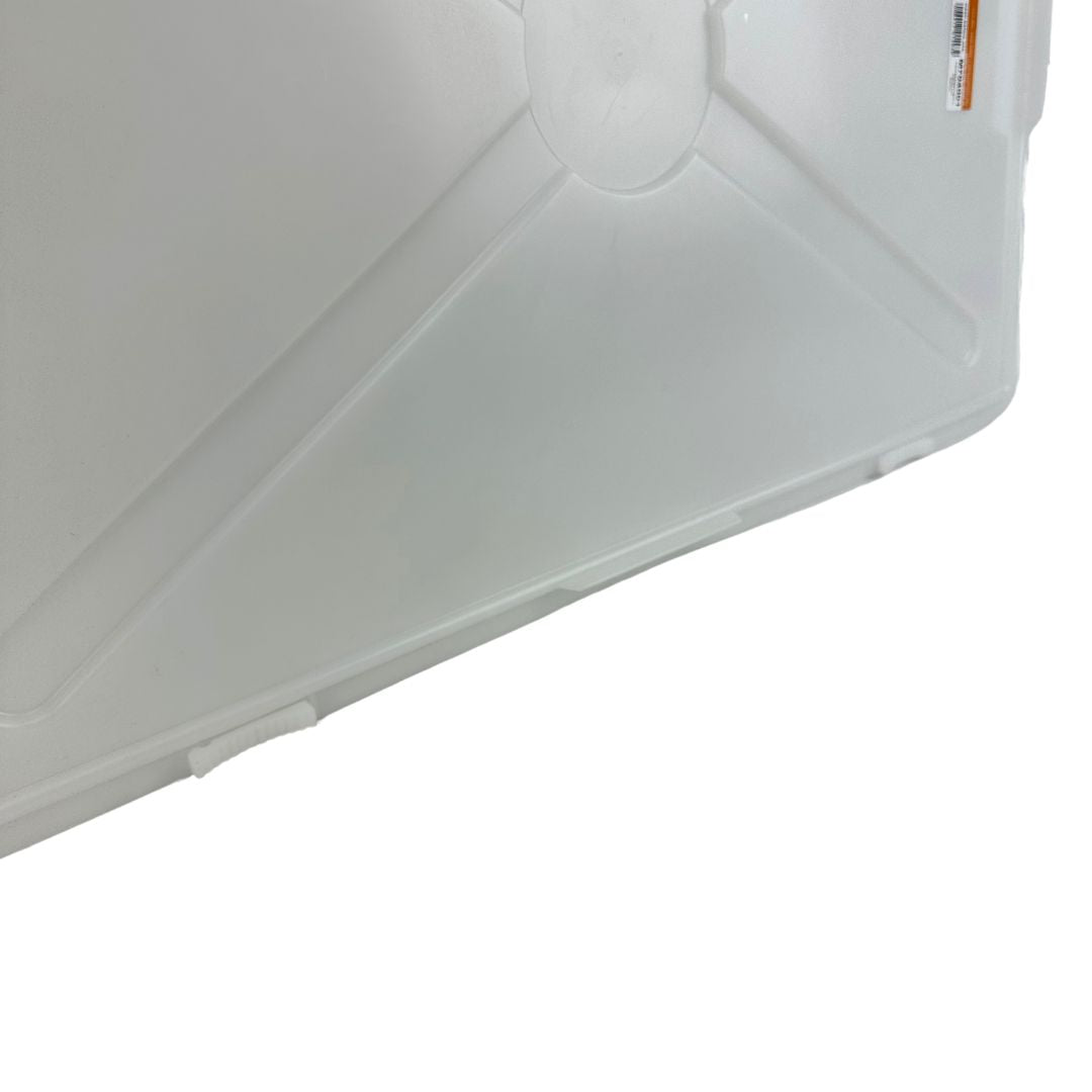 White Plastic Stackable Crate and/or Lid