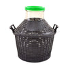 Wide Neck Glass Demijohn With PVC Basket