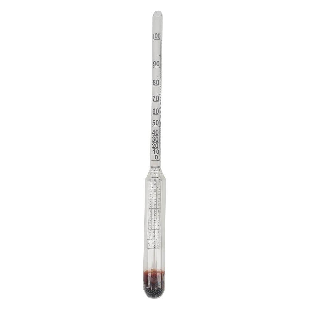 Alcohol hydrometer 0 to 100% Eco range 300mm