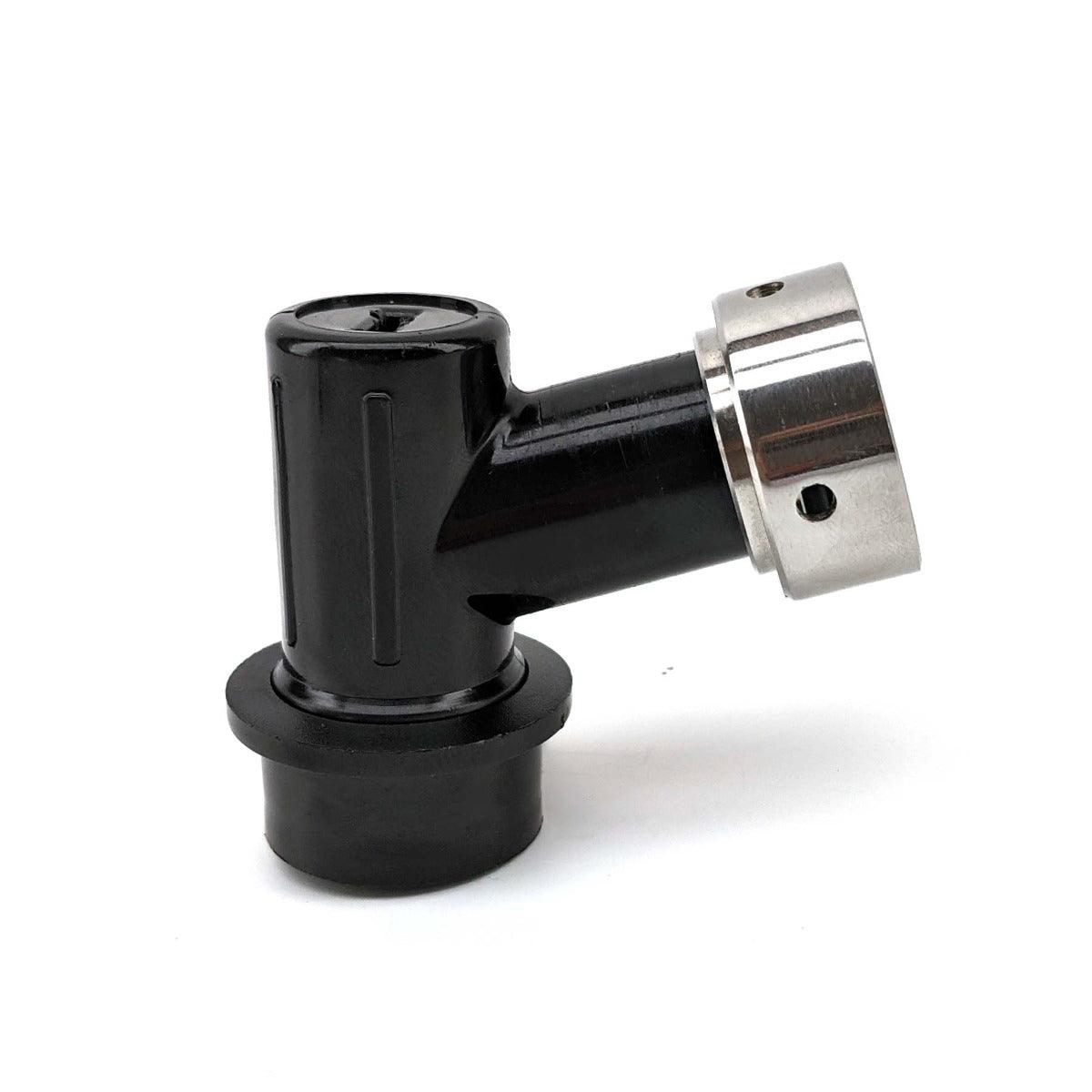 Keg ball lock plastic disconnect liquid with shank collar