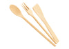 Italian 3 Piece Wooden Set (Spoon, Paddle and Fork)