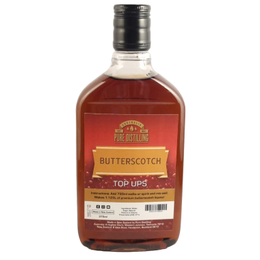 Pure Distilling Top Ups - Butterscotch Liqueur Essence Bottle 375ml