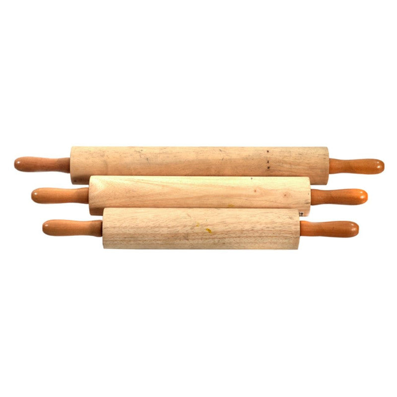 Rolling pin timber 38 cm long x Diam 65mm