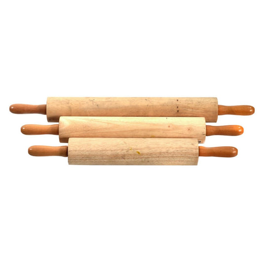 Rolling pin timber 38 cm long x Diam 65mm