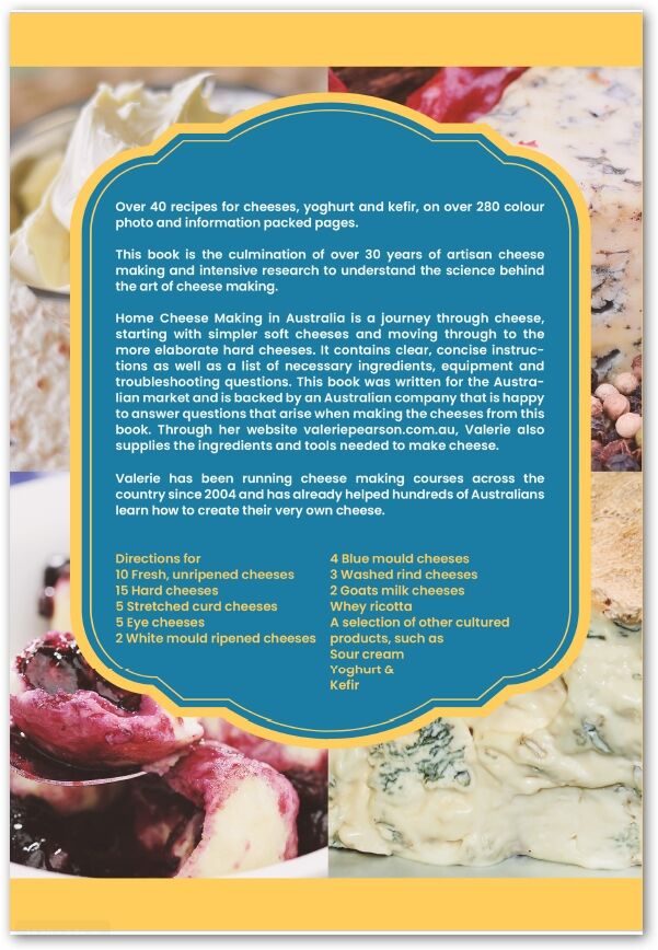 Book - Cheese Making in Australia By Valerie Pearson (2nd Edition )