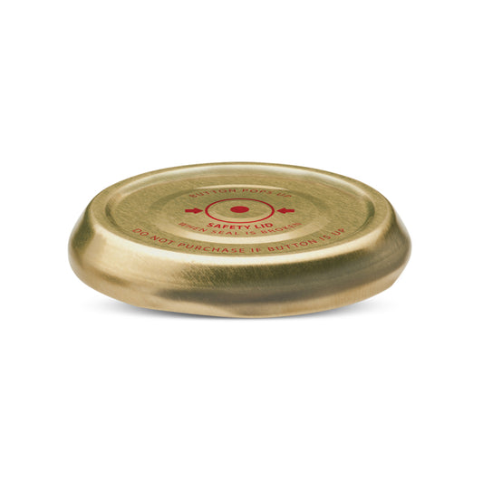 Pop-up White Metal Jar Lid