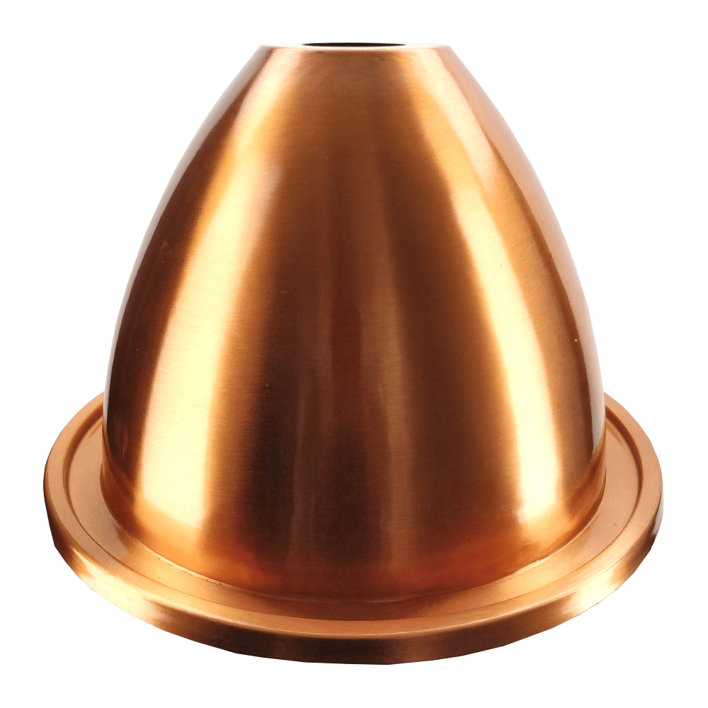 Alembic copper dome top with 47mm hole
