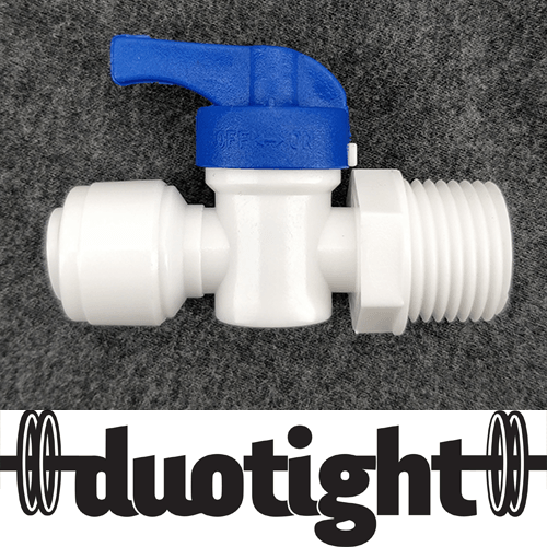 Push-In DuoTight 9.5mm ball valve