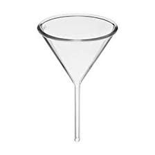 Funnel Glass Filter - Short Stem