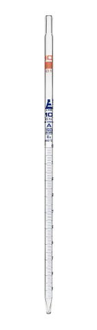 Pipette Graduated Glass 10ml with 0.1ml Graduations
