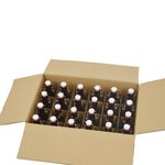 24 x Beer Flip Top Ermetic Amber Bottle 500 ml -silicone bell seal