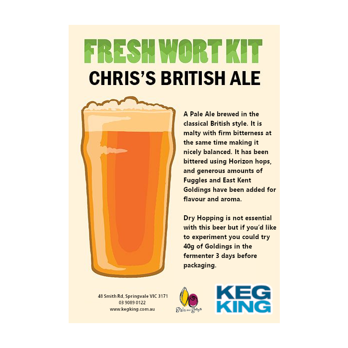 Chris British Ale - Artisan Ale FWK