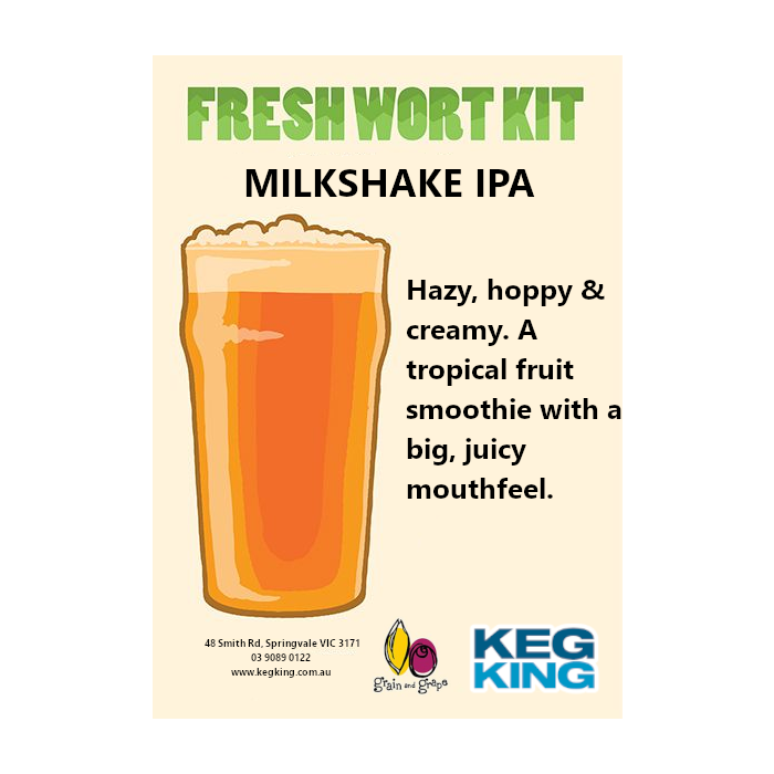 Milkshake IPA - Artisan Ale FWK ( include 2x dry hops)