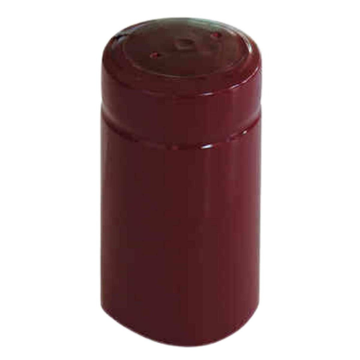 Capsule Burgundy Metallic (Pack of 100) PVC Heat shrink x 60mm