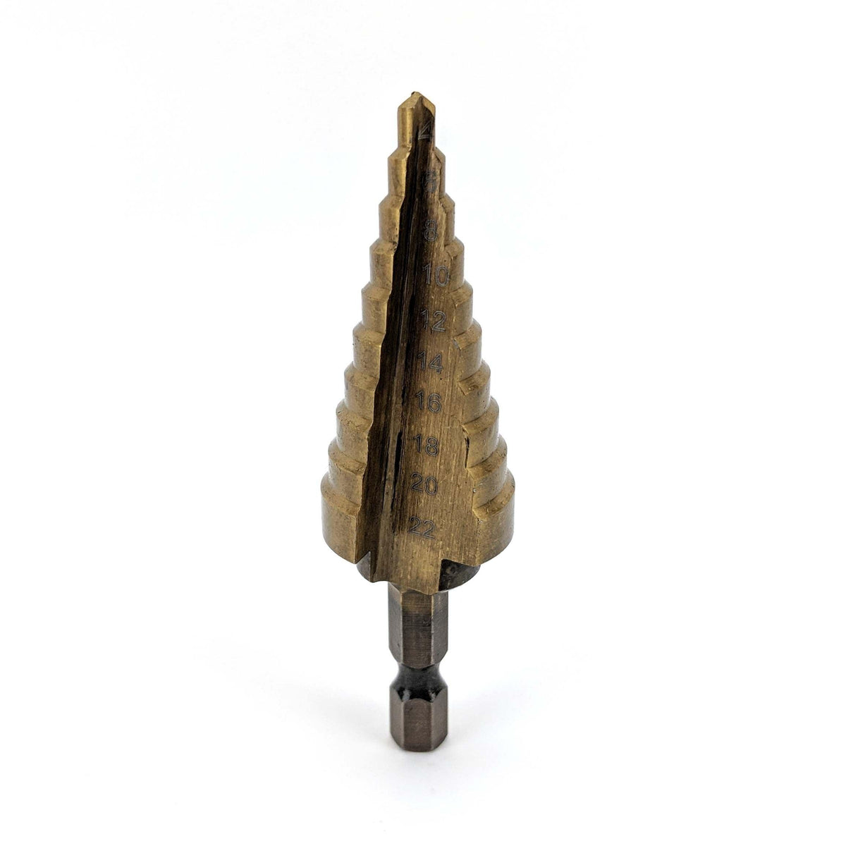 HSS stepped drill bit 4 to 22mm