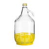 Plastic Basket Yellow Base for 5 L Demijohn