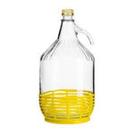 Plastic Basket Yellow Base for 5 L Demijohn