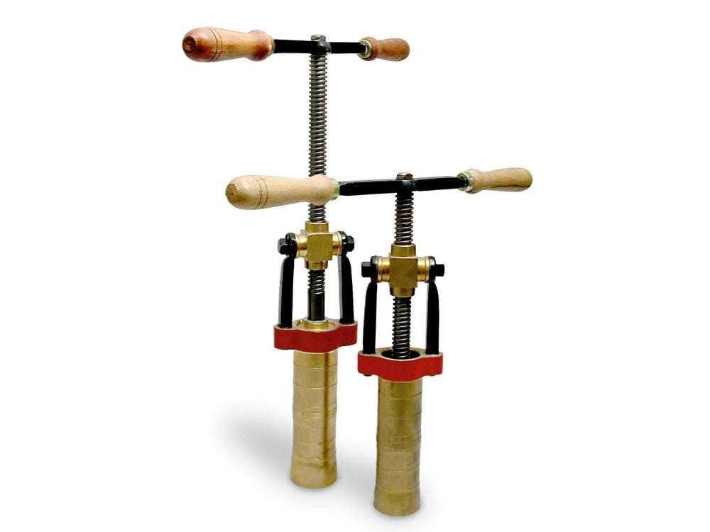Pasta Press Manual Bench Mounted with Brass Dies (Italian)