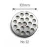 Meat grinder plate