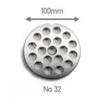 Meat grinder plate