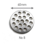 Meat grinder plate