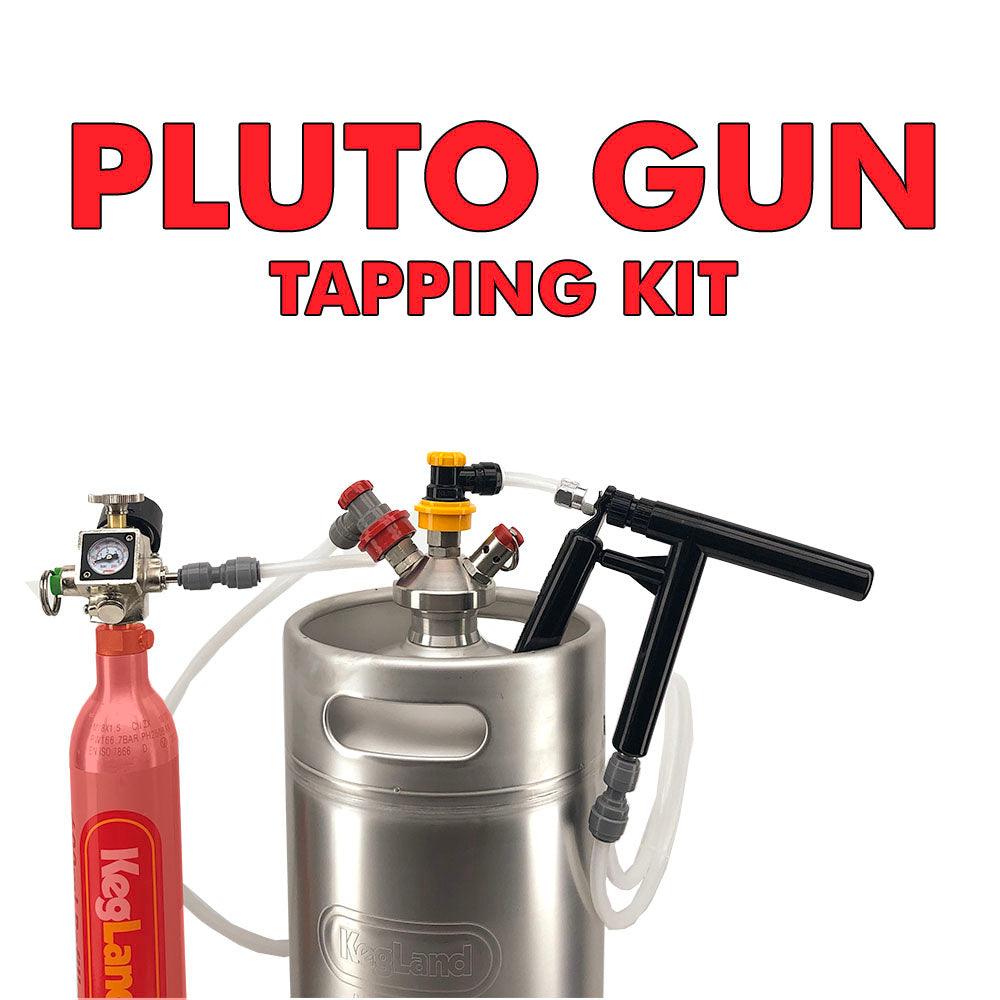 8L stainless mini keg with centre spear tapping head