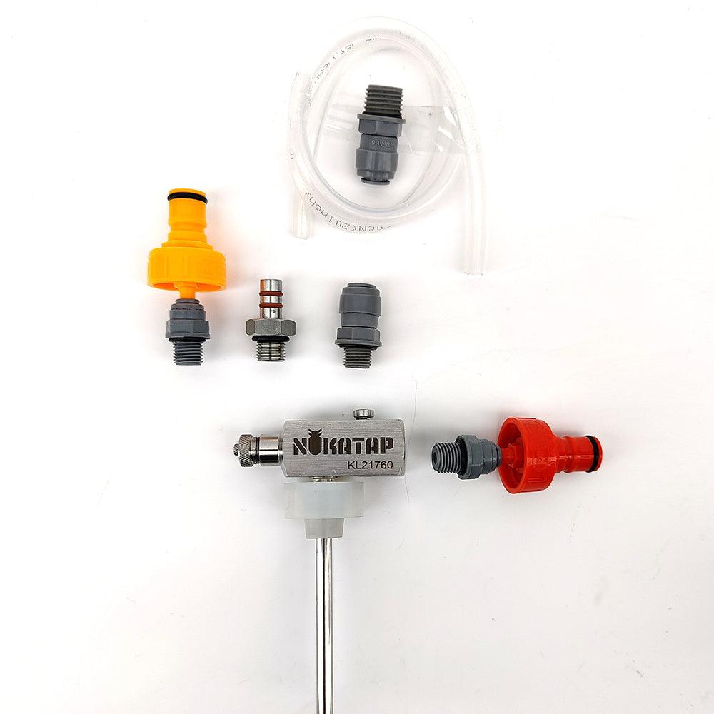 NukaTap counter pressure bottle filler stainless steel