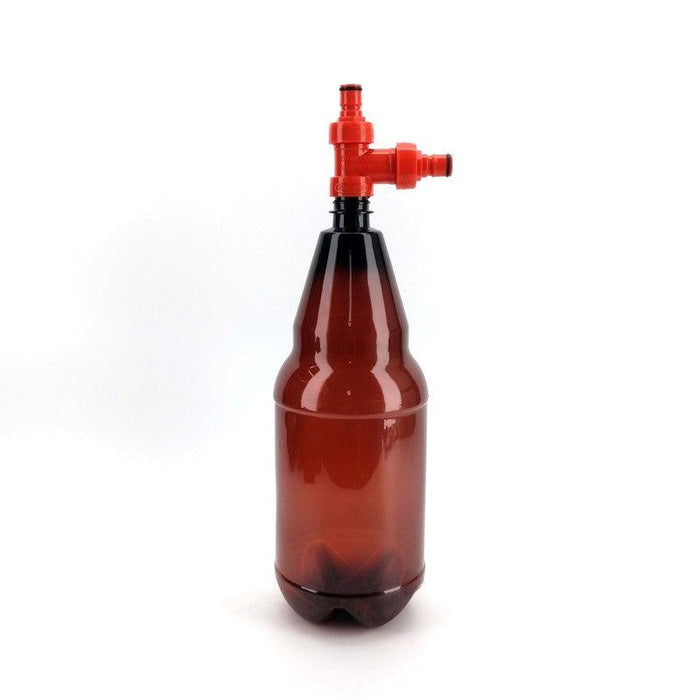 Carbonation Cap Tee Adapter (Female x Male x Male)