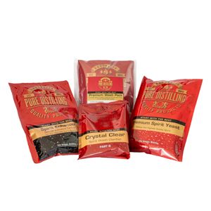 Pure Distilling Premium Wash Pack (Yeast/Clear/Carbon)