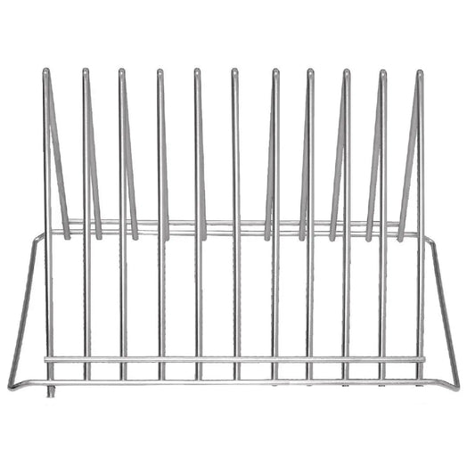 Cutting Board Stainless Steel Stand with 10 Slots