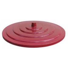 Lid SSS Red Plastic 104cm Diam to Suit 500Lt Vat