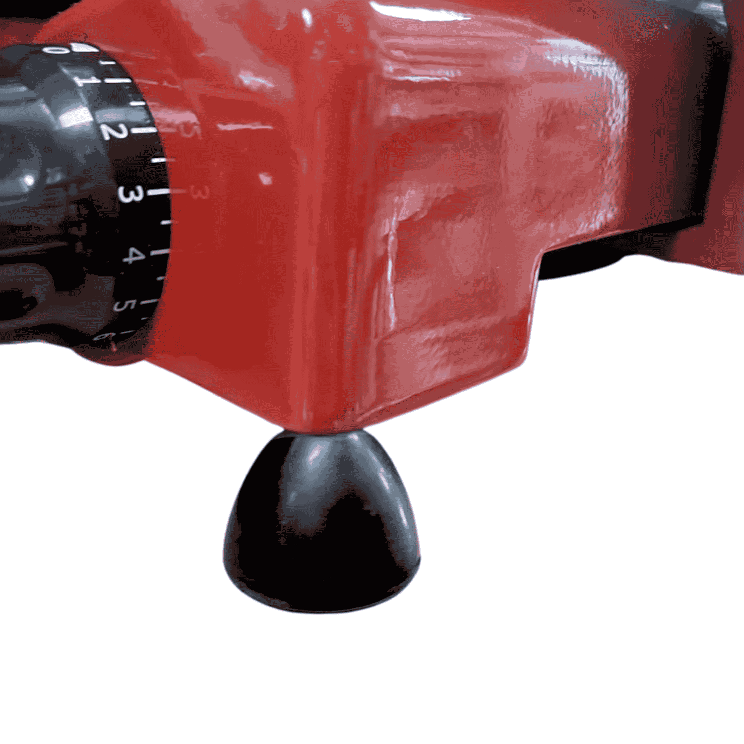 Rubber foot for slicer