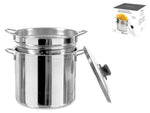 Stainless Steel Stock Pot With Pasta Strainer