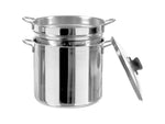 Stainless Steel Stock Pot With Pasta Strainer