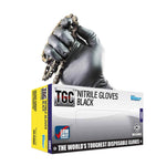 Gloves Disposable Black Nitrile TGC-2x HD