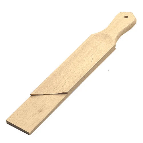 Beech Wood Salami Cutting Board 37x5 cm with Handle