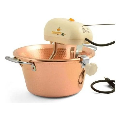 Copper Automatic Polenta Maker 26cm - Induction