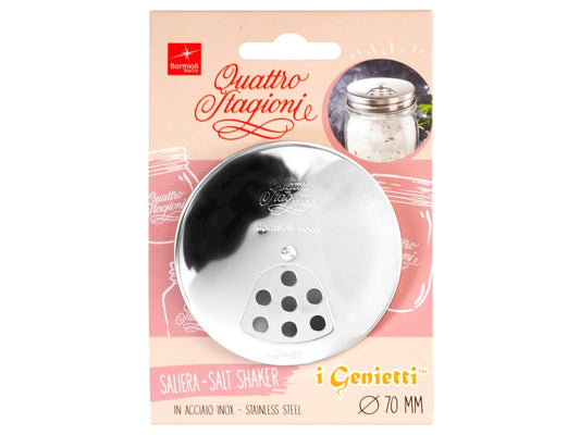 Bormioli Genietti Quattro Stagoni Salt Jar Lid Grater