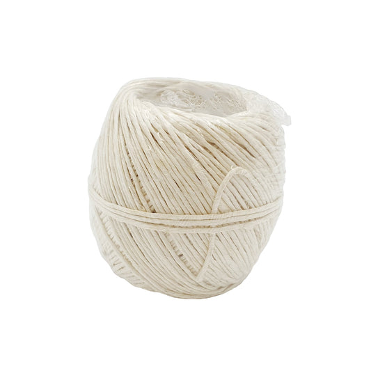 Italian Cotton String Small Roll White