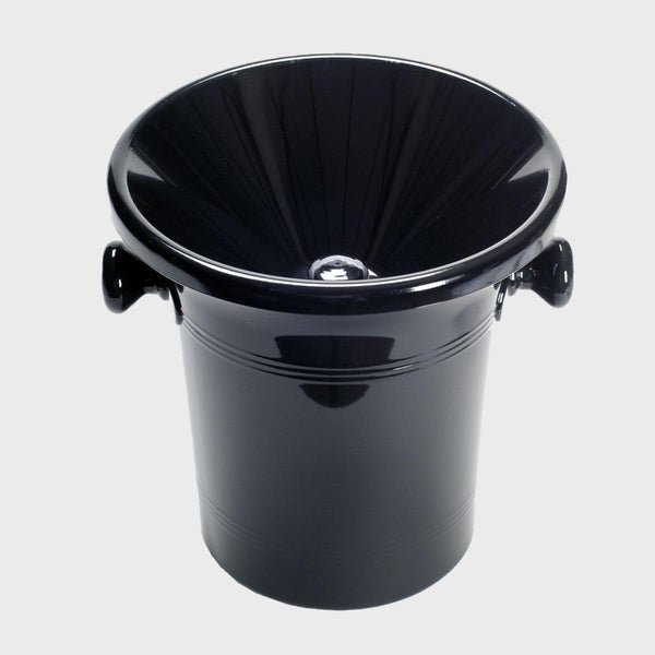 1.2 Lt Plastic Spittoon Black