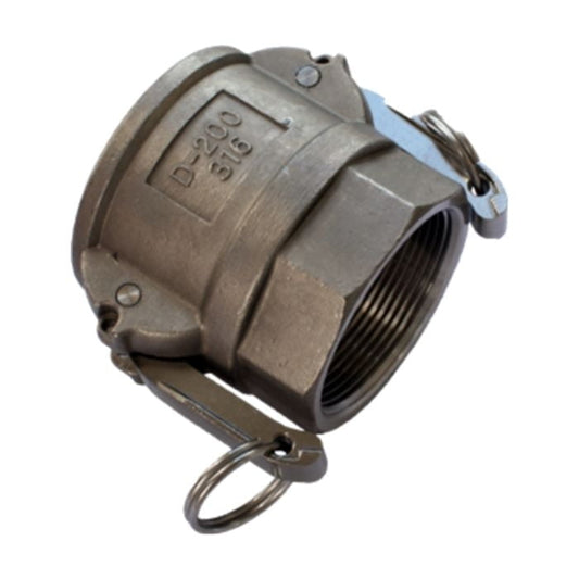Stainless Steel Camlock Fitting Type D Female Coupling x Female BSP Thread