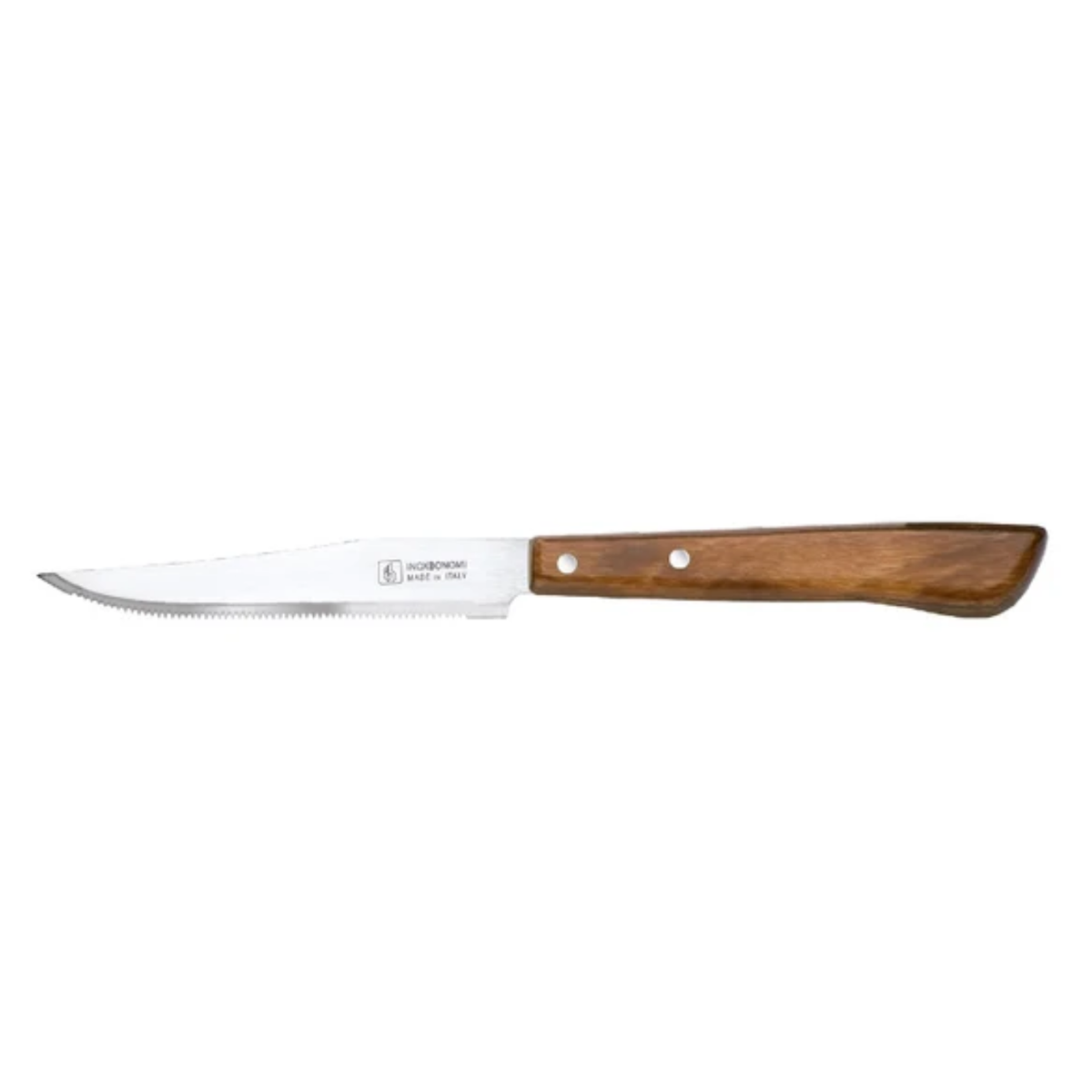 Steak knife (set of 3) wood handle - By inoxbonomi Italy