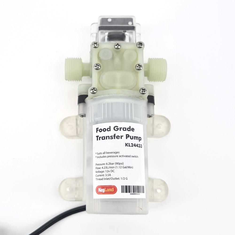 Pump - Beverage Diaphragm slow demijohn transfer Syphon DC12V  Power supply