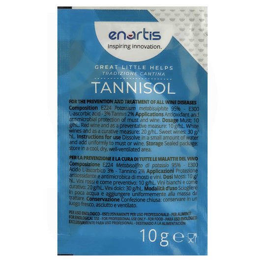 Tannisol 2 x 10g Packs for wine Preservative