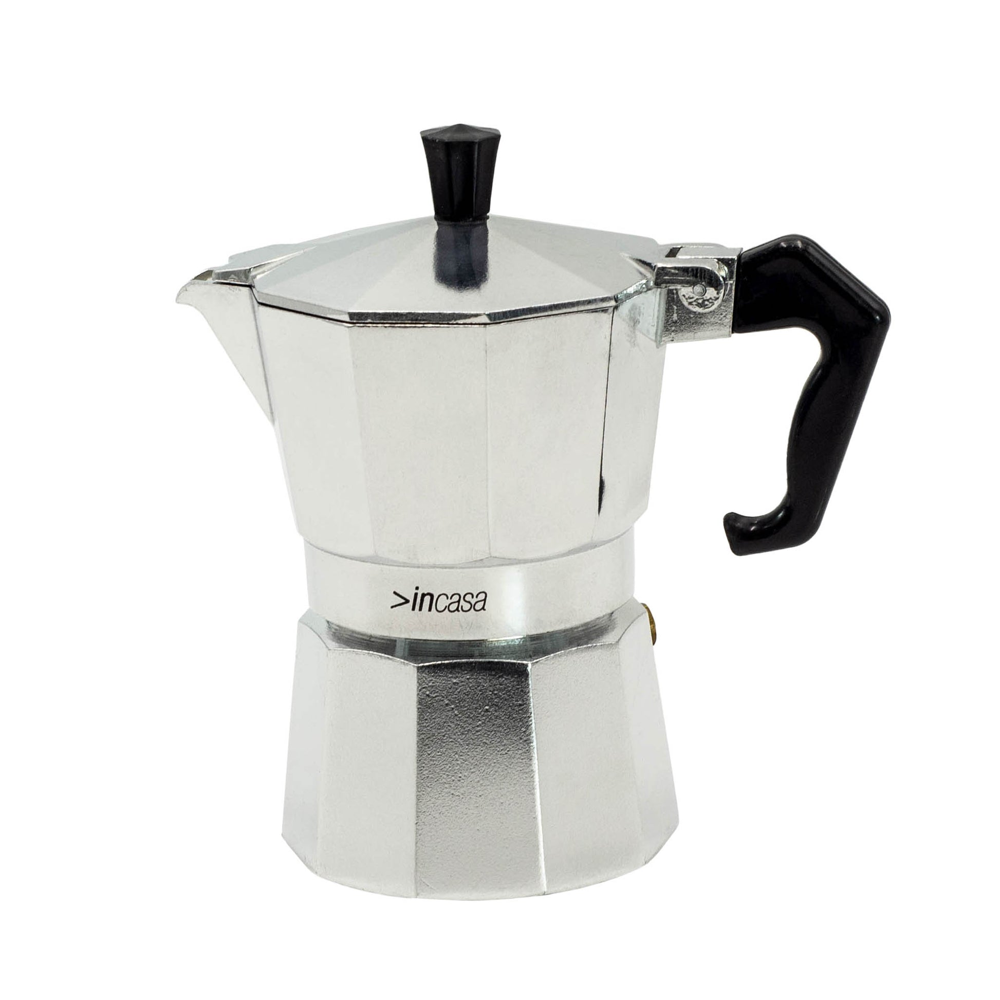Incasa Italian colours Coffee Percolator 3 cup Expresso Aluminium
